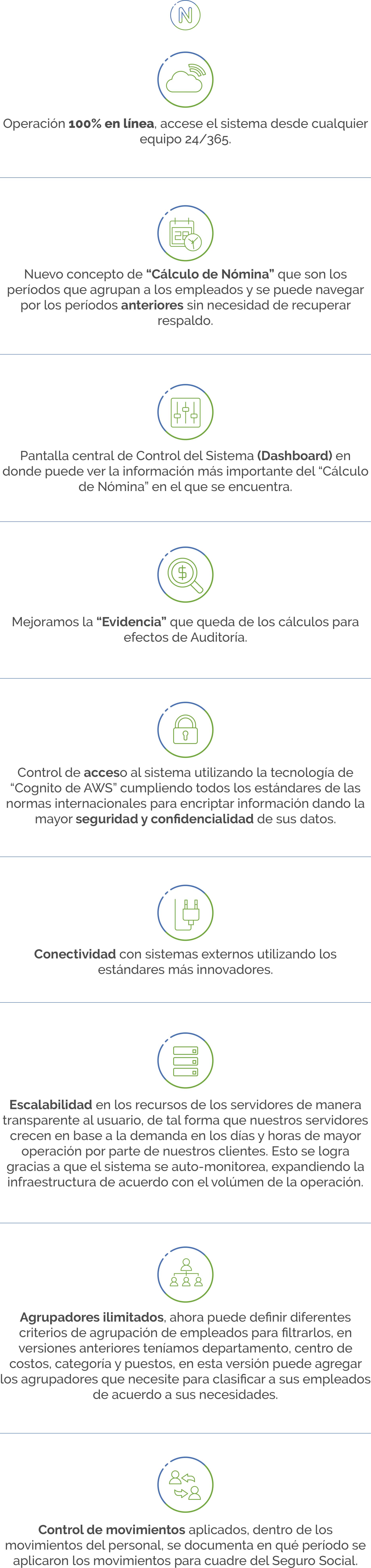 Ventajas Nomina